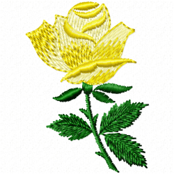 Flowers And Tree Embroidery Design 9